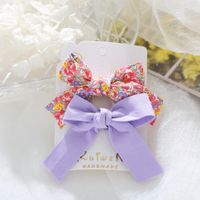 Cute Floral Bow Hairpin main image 3
