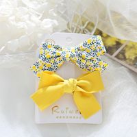 Cute Floral Bow Hairpin main image 4