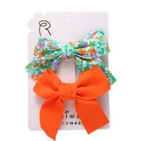 Cute Floral Bow Hairpin main image 6