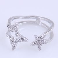 Simple Lucky Star Open Ring sku image 2
