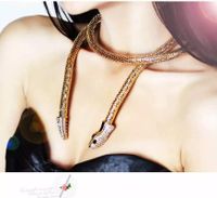 Creative Simple Snake-shaped Hollow Chain Necklace main image 3