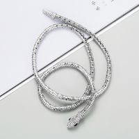 Creative Simple Snake-shaped Hollow Chain Necklace main image 5