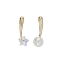 Simple Star Pearl Earrings Wholesale main image 6