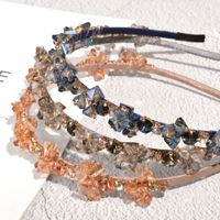 Baroque Rhinestone Fashion Geometric Headband main image 4