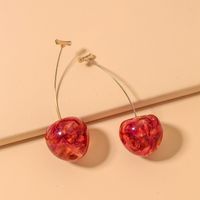 Fashion Cherries Earrings Wholesale main image 1