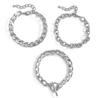 Simple Style Geometric Iron No Inlaid Women'S Bracelets main image 3