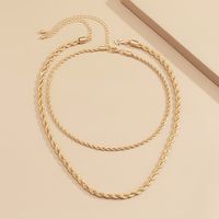 Wholesale Jewelry Simple Style Iron Plating Necklace main image 4