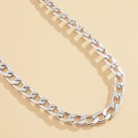 Simple Retro Cross Chain Tassel Necklace main image 5