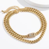 Fashion Snake Bone Chain Hollow Necklace main image 3