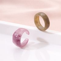 New Fashion Retro Acetate Acrylic Ring main image 1