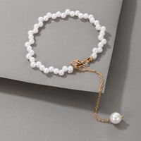 Fashion Simple Single Layer Pearl Bracelet main image 3