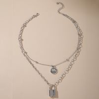 Punk Elephant Pendant Multilayer Necklace main image 5