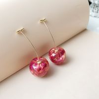 Fashion Cherries Earrings Wholesale sku image 2