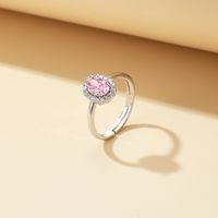 New Simple Drop-shaped Zircon Ring main image 5