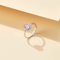 New Simple Drop-shaped Zircon Ring main image 6