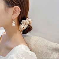 Retro Flower Pearl New Earrings main image 6