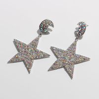 Boucles D&#39;oreilles Grandes Étoiles Exagérées En Gros sku image 2