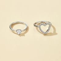 Fashion Diamond Love Ring main image 3