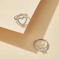 Fashion Diamond Love Ring main image 6