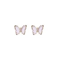 Simple Butterfly Resin Earrings Wholesale main image 6