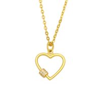 Fashion Heart-shape Copper Zircon Necklace Wholesale main image 4