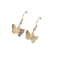 Boucles D&#39;oreilles Papillon En Métal Tridimensionnelles À La Mode main image 5