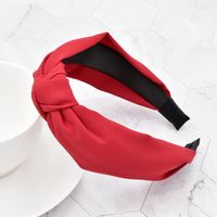 Fashion Solid Color Knotted Headband Wholesale main image 3