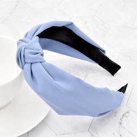 Fashion Solid Color Knotted Headband Wholesale main image 5