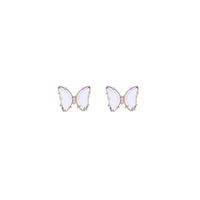 Simple Butterfly Resin Earrings Wholesale sku image 6
