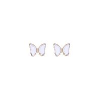 Boucles D&#39;oreilles En Résine Papillon Simples En Gros sku image 6