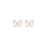 Simple Butterfly Resin Earrings Wholesale sku image 7
