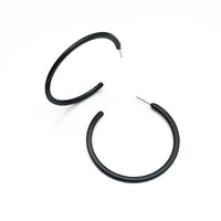 Classic Circle Resin Earrings Wholesale sku image 2
