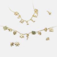 Foreign Trade Popular Style Graceful Personality Gold-plated Zircon Diy Four-leaf Clover Accessories Diy Plant Four-leaf Clover Accessories main image 5