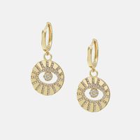 Wholesale Fashion Devil's Eye Gold-plated Earrings main image 1