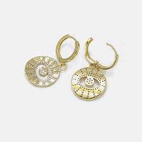 Wholesale Fashion Devil's Eye Gold-plated Earrings main image 5