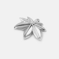 Simple Zircon Maple Leaf Necklace Accessories sku image 1