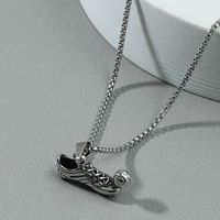 Hip Hop Football Shoes Pendant Necklace main image 1