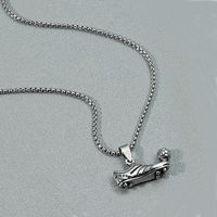 Hip Hop Football Shoes Pendant Necklace main image 3