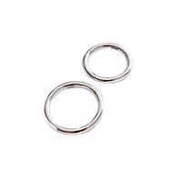 Korean Minimalist Aperture Smooth Ring main image 6