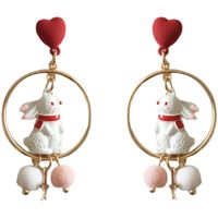 Jolies Boucles D&#39;oreilles Lapins main image 6