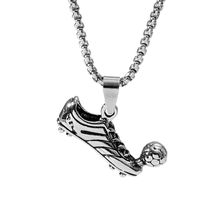 Hip Hop Football Shoes Pendant Necklace sku image 1