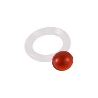 Korean Candy Color Transparent Acrylic Ring main image 3