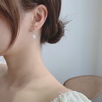 Boucles D&#39;oreilles Perles De Raisin Coréen main image 2