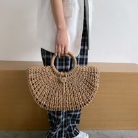 Simple Fashion Straw Woven Bag main image 1
