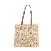 Mode Stroh Hollow Woven Bag sku image 2