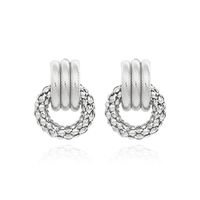 Fashion Geometric Circle Metal Earrings Wholesale sku image 2