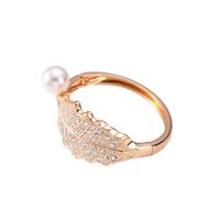 Fashion Leaf Pearl Alloy Bracelet Wholesale main image 6