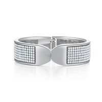 European And American Entry Lux Full Diamond Spring Open-ended Bracelet Women's Fashion High-grade Alloy Bracelet main image 3