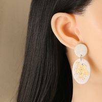 Fashion Acrylic Geometric Round Earrings Wholesale main image 4