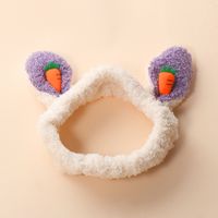 Korean Cute Carrot Rabbit Ears Hairband sku image 1